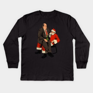 Christmas At The Office Kids Long Sleeve T-Shirt